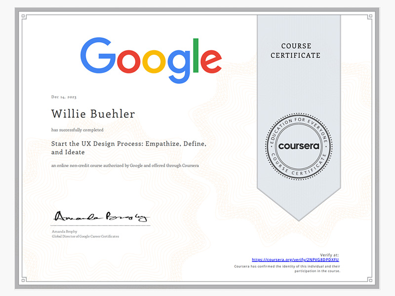 Google - UX Design Process